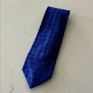 Charvet Blue 100% Silk Textured Tie